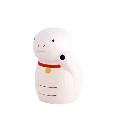 Figurine en bois - Collection zodiaque - Maneki Hebi