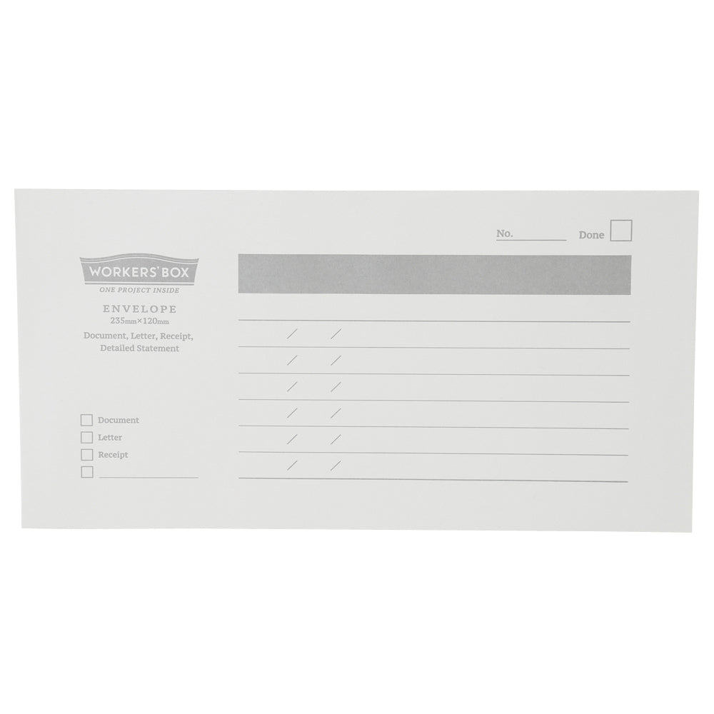 WORKERS'BOX ENVELOPPE (lot de 5)