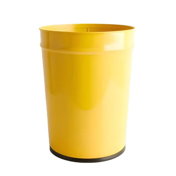 Kegelförmiger Papierkorb - Gelb - L