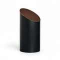 Wastebasket - "SWING BIN" - Black walnut lid - M