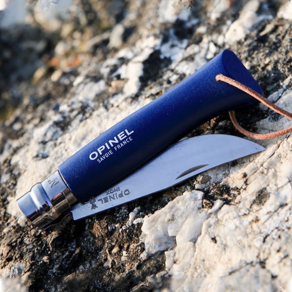 Couteau Opinel- N°08 Baroudeur Bleu Foncé - COUTEAUX DE POCHES