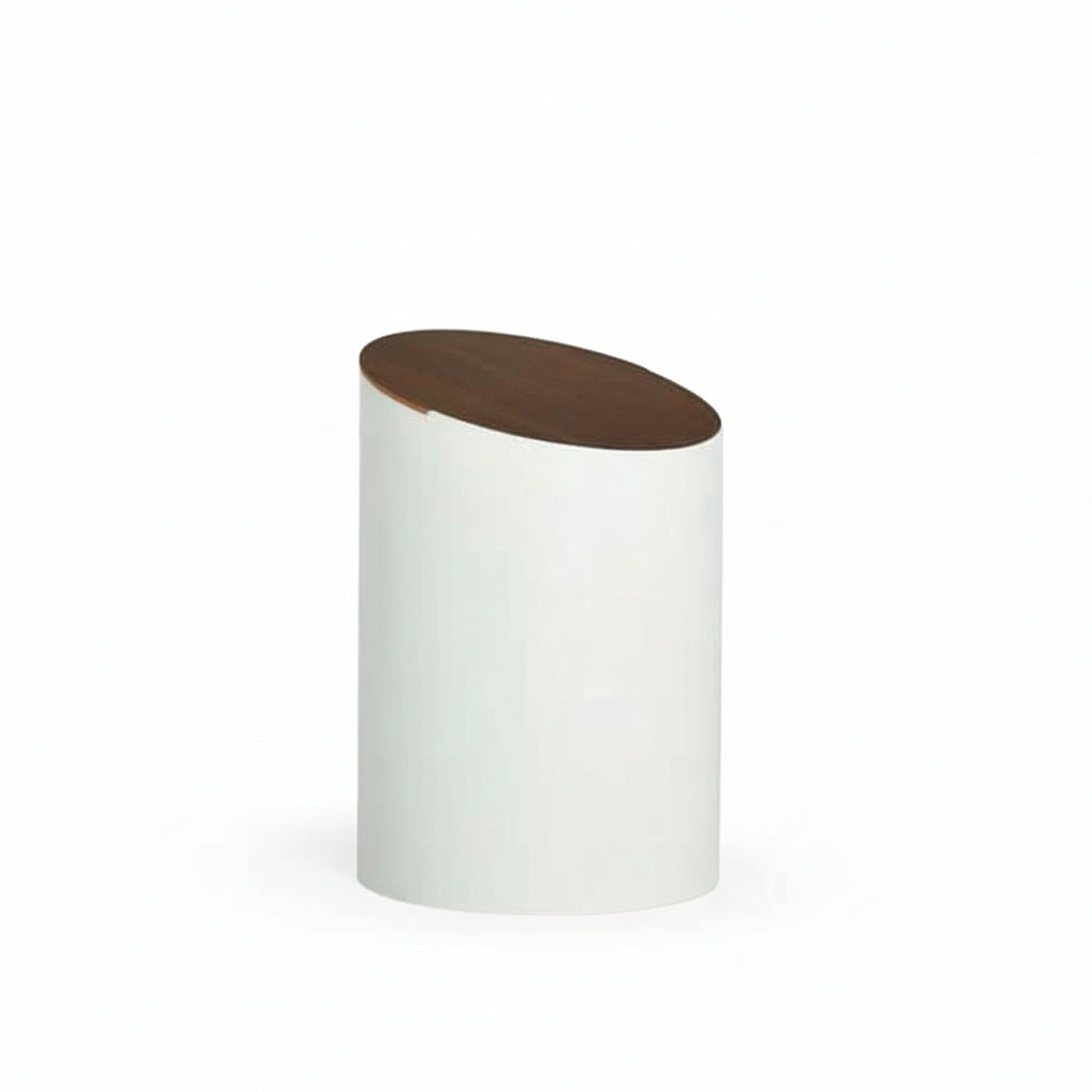 Couvercle en noyer pour corbeille ’SWING BIN’ - S - CORBEILLE À PAPIER