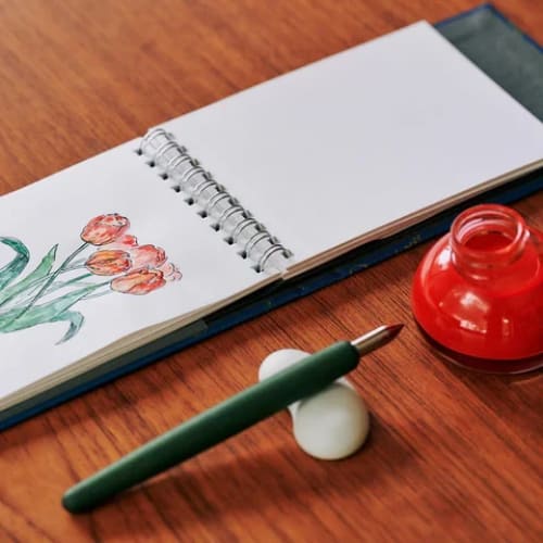 Couverture pour carnet Mini note - Gris par Shimada Textiles - ACCESSOIRES DE BUREAU