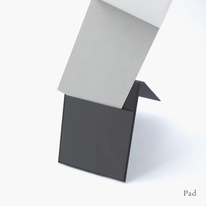 Couverture pour carnet Mini note - Gris par Shimada Textiles - ACCESSOIRES DE BUREAU