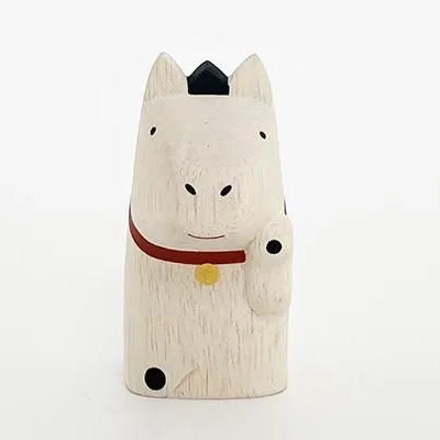 Figurine en bois – Maneki UMA – Figurines porte-bonheur