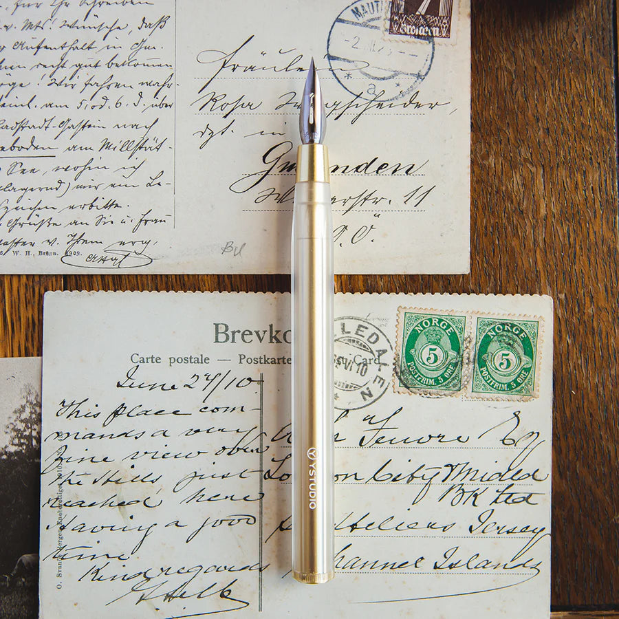 Glamour Evolve Dip Pen – Elemental – Brass Gold