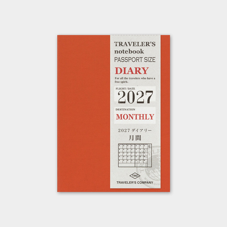 Recharge Mensuelle - 2027 - Format Passeport · TRAVELER’S COMPANY