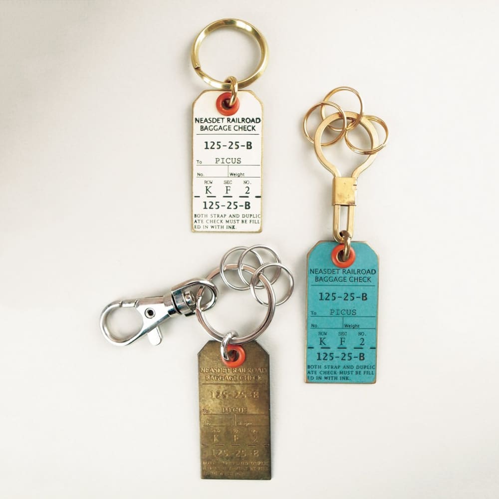 Étiquette de Bagage - Laiton Text BK - CHARMS