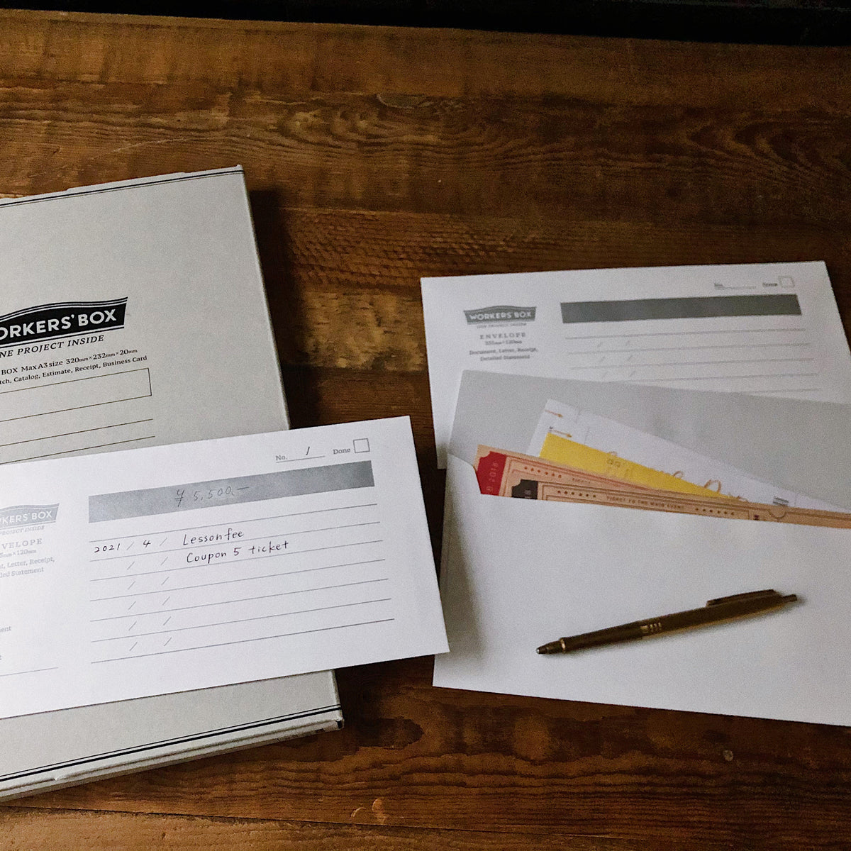 WORKERS'BOX ENVELOPPE (lot de 5)