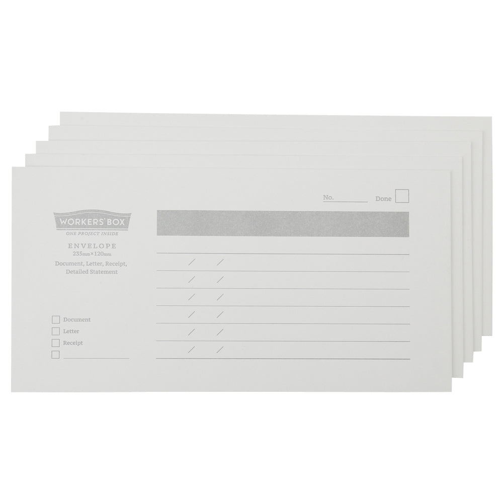 WORKERS'BOX ENVELOPPE (lot de 5)
