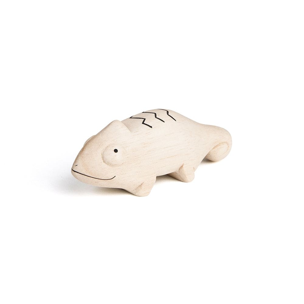 Figurine en bois - Caméléon - FIGURINES EN BOIS