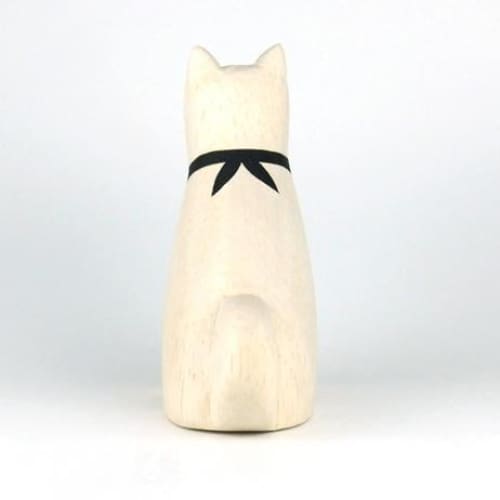 Figurine en bois- Chien Akita - FIGURINES EN BOIS