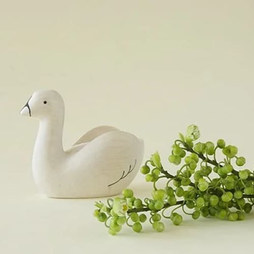 Figurine en bois - Cygne - FIGURINES EN BOIS