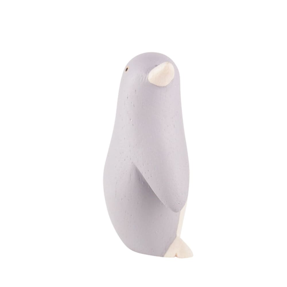 Figurine en bois été - Penguin gris - FIGURINES EN BOIS