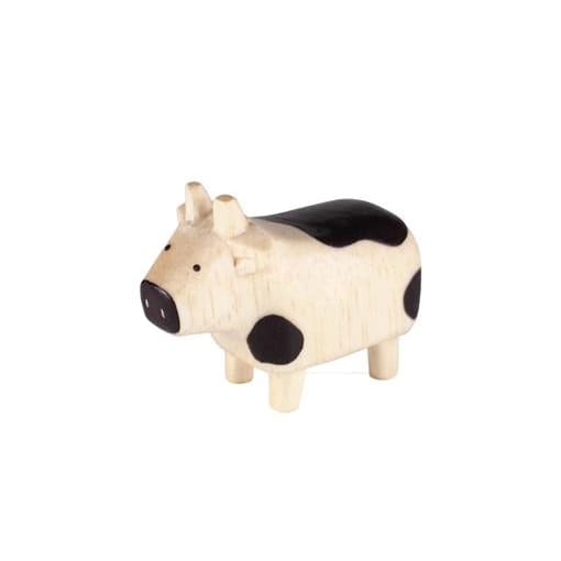 Figurine en bois Eto - Vache - FIGURINES EN BOIS