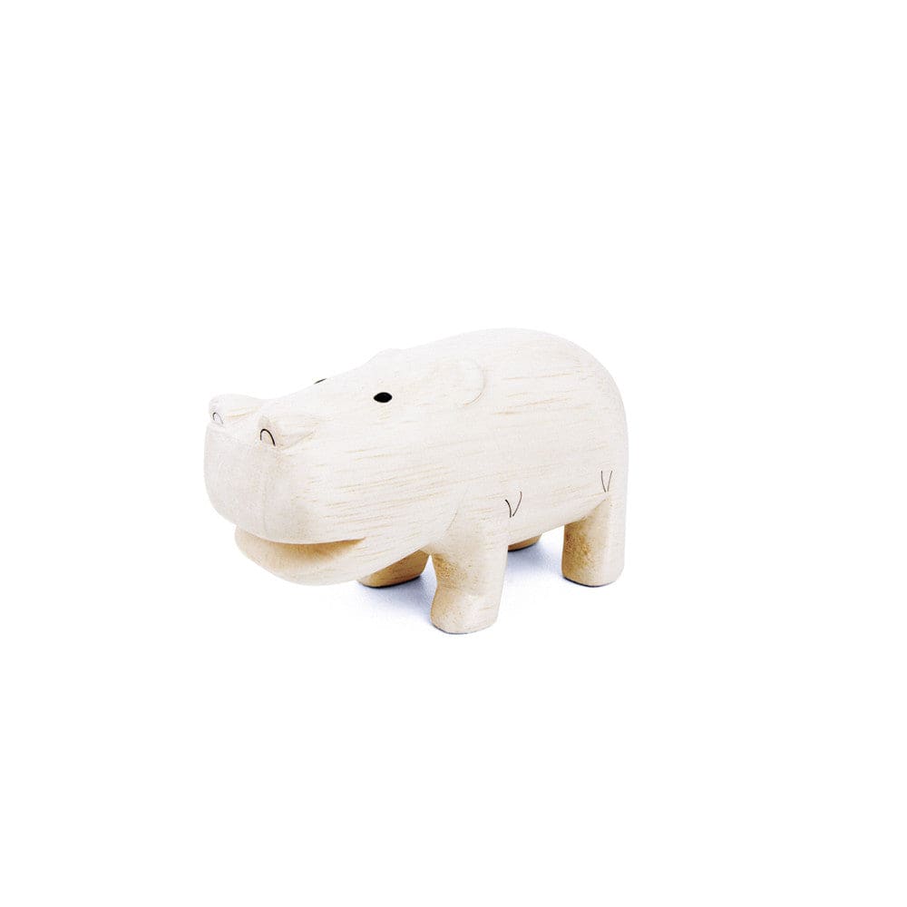 Figurine en bois - Hippopotame - FIGURINES EN BOIS