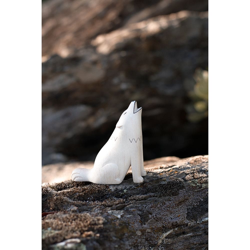 Figurine en bois - Loup - FIGURINES EN BOIS