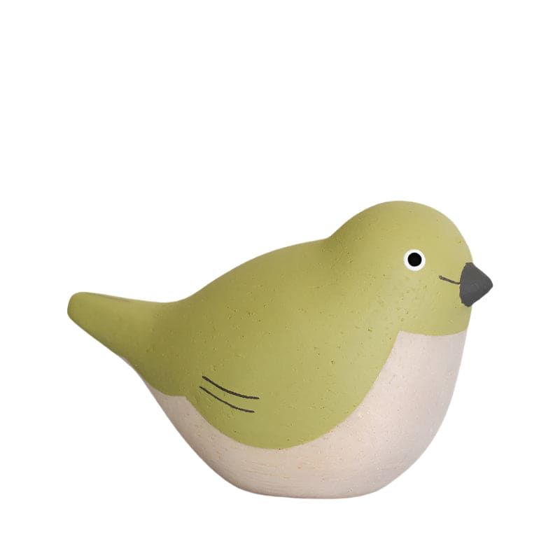 Figurine en bois - Oiseau aux yeux blancs du Japon - FIGURINES EN BOIS