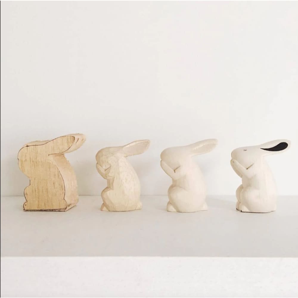 Figurine en bois Oyako - Lapereau - FIGURINES EN BOIS