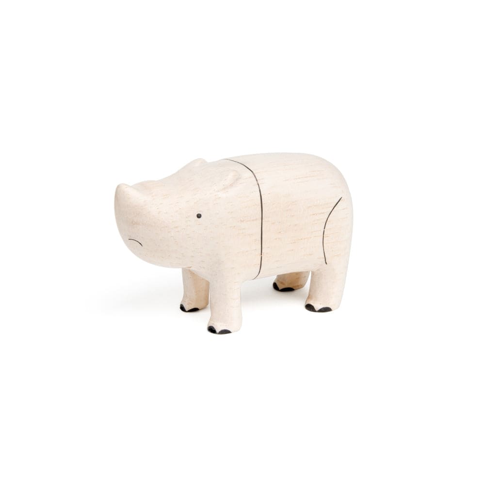 Figurine en bois - Rhinocéros - FIGURINES EN BOIS