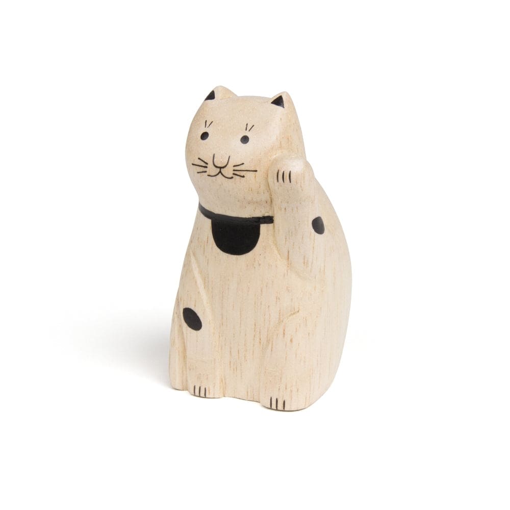 Figurine Porte carte Maneki Neko - FIGURINES EN BOIS