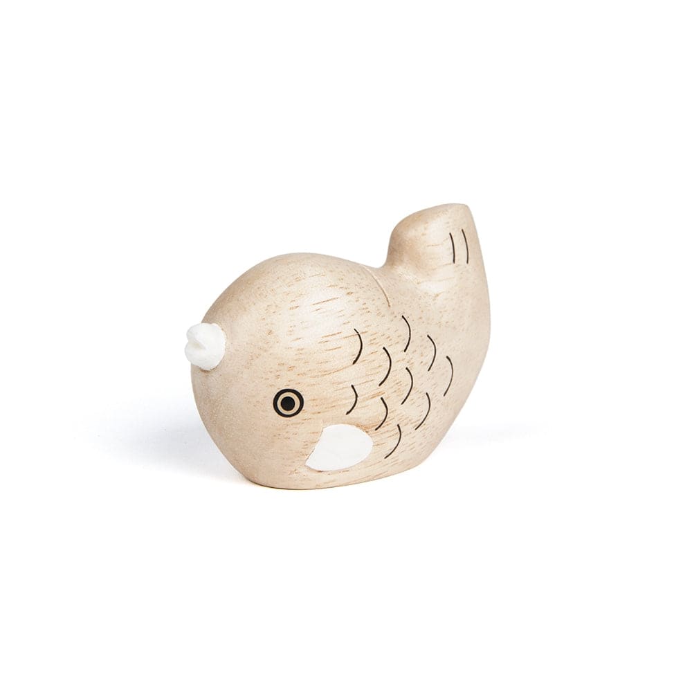 Figurine Porte carte Poisson - FIGURINES EN BOIS