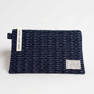 M Pouch Wavy Wave Navy/White