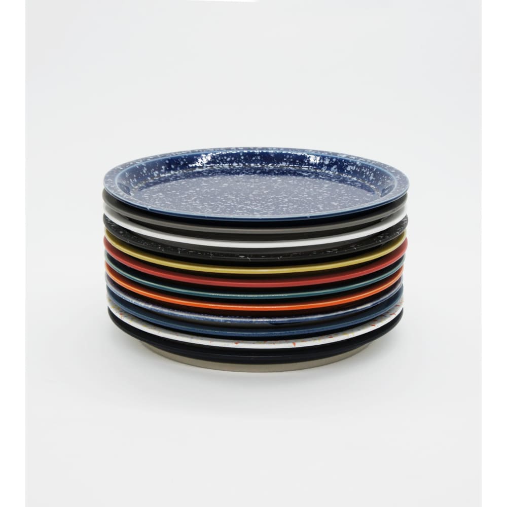 Grande assiette - Drop - Blanc & Navy - VAISSELLE