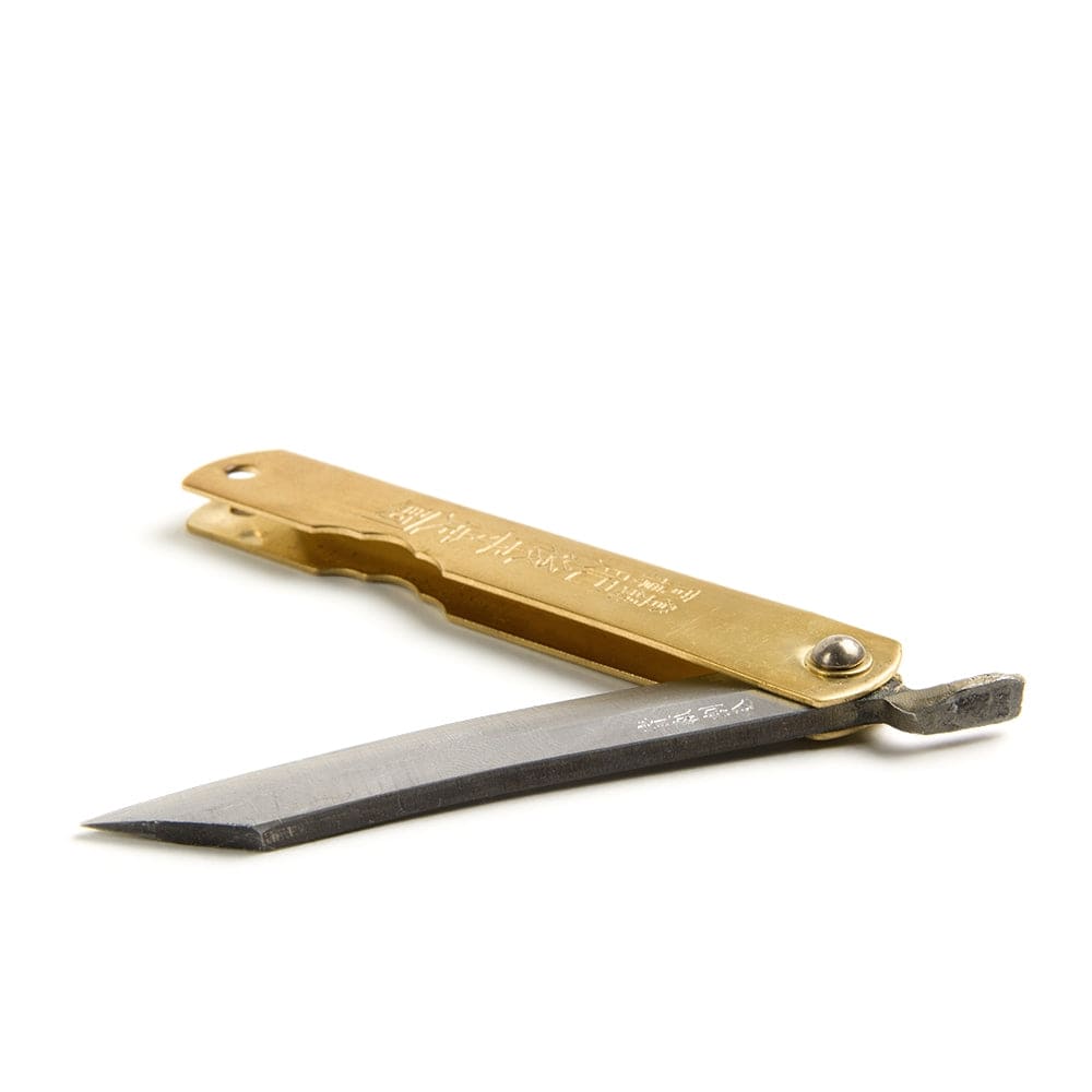 Folding knife - Brass finish - S