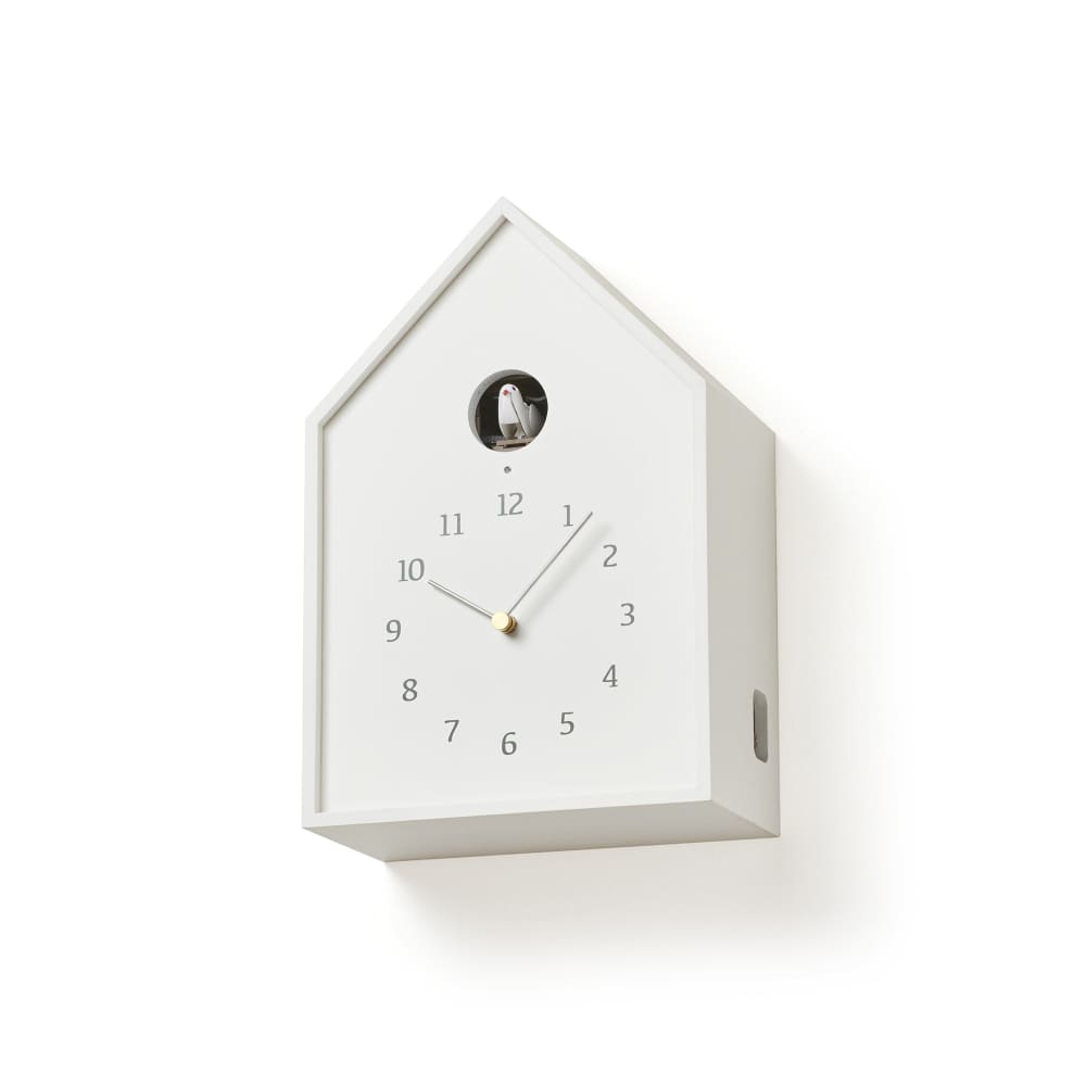 Horloge murale - Birdhouse - Blanc - HORLOGE MURALE