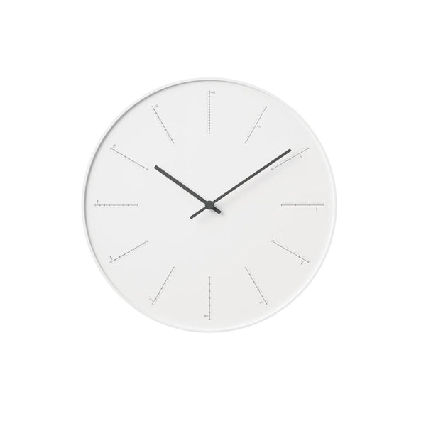 Wanduhr - Divide - Weiß
