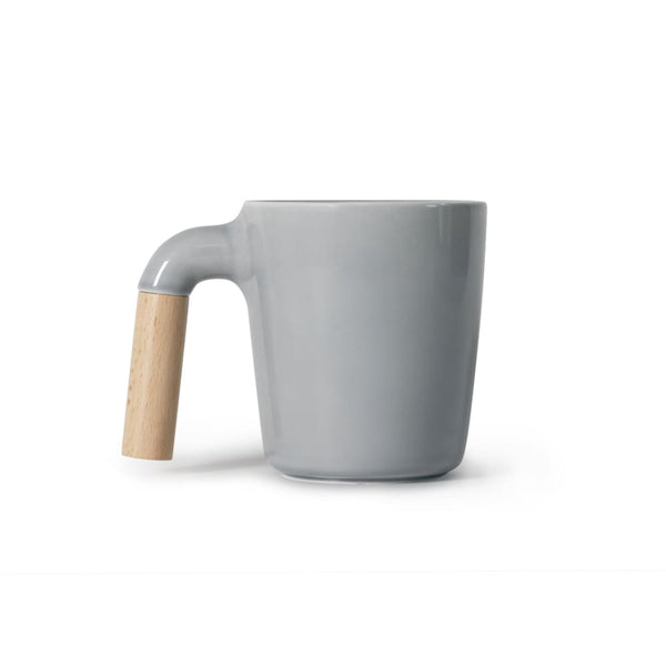 Cloud Beech Becher - Keramik, Buchenholz