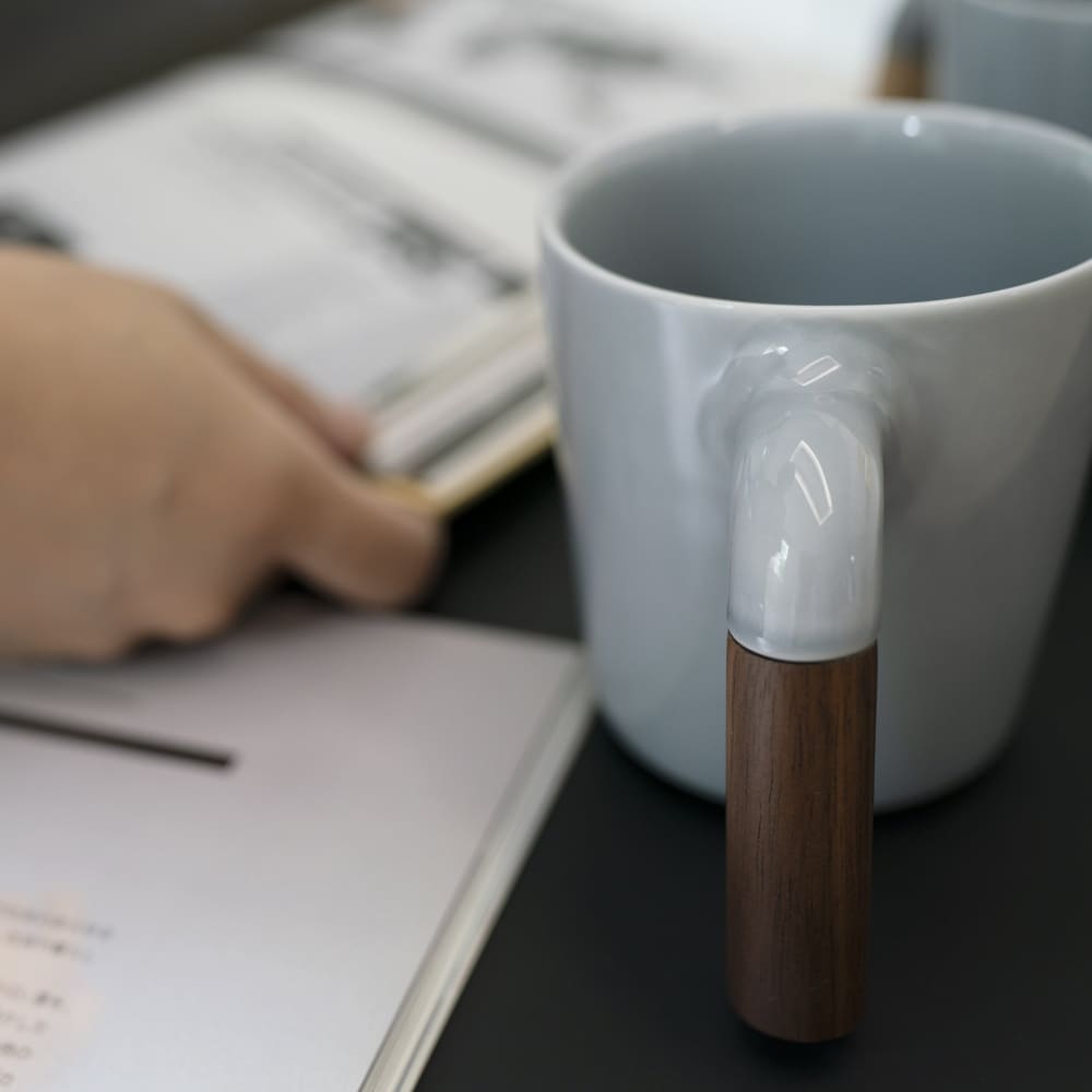 Mug Cloud Walnut - Céramique Bois de Noyer - VAISSELLE