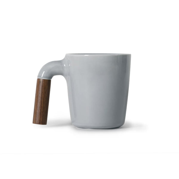 Cloud Walnut Becher - Keramik Walnussholz
