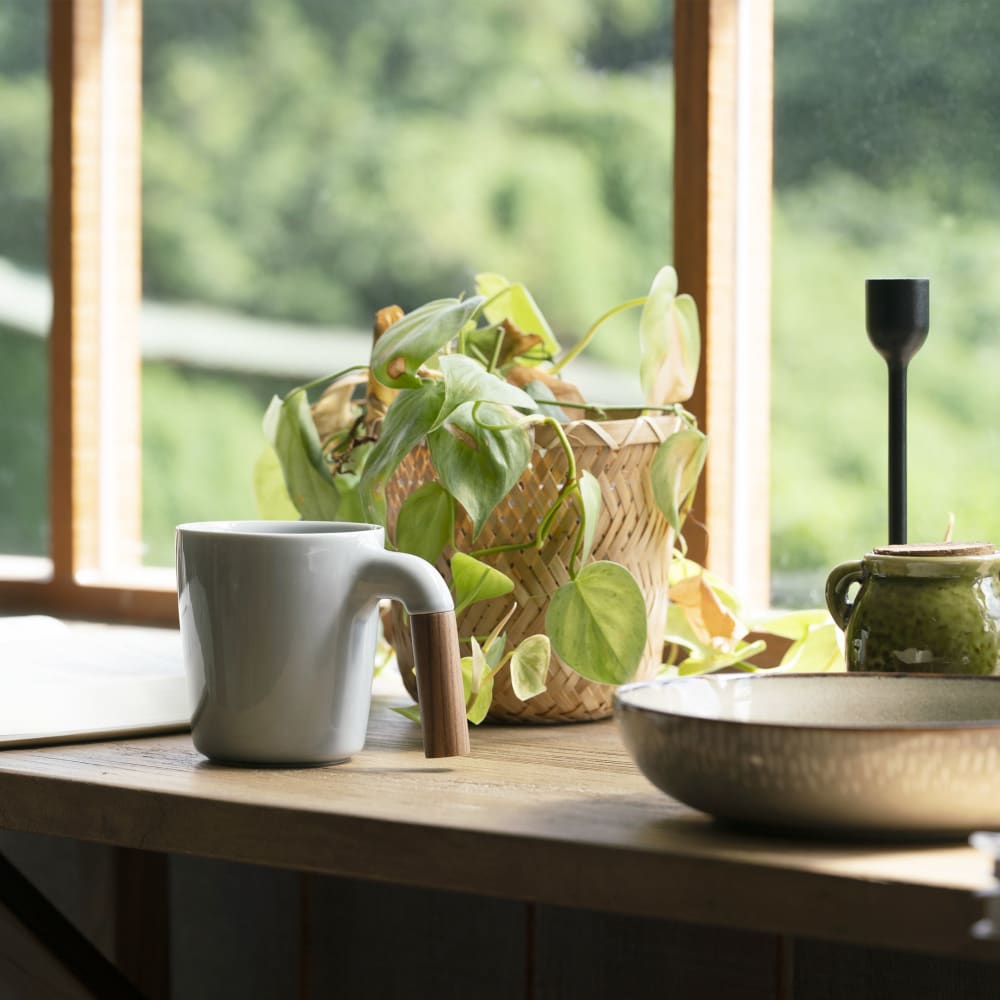 Mug Cloud Walnut - Céramique Bois de Noyer - VAISSELLE