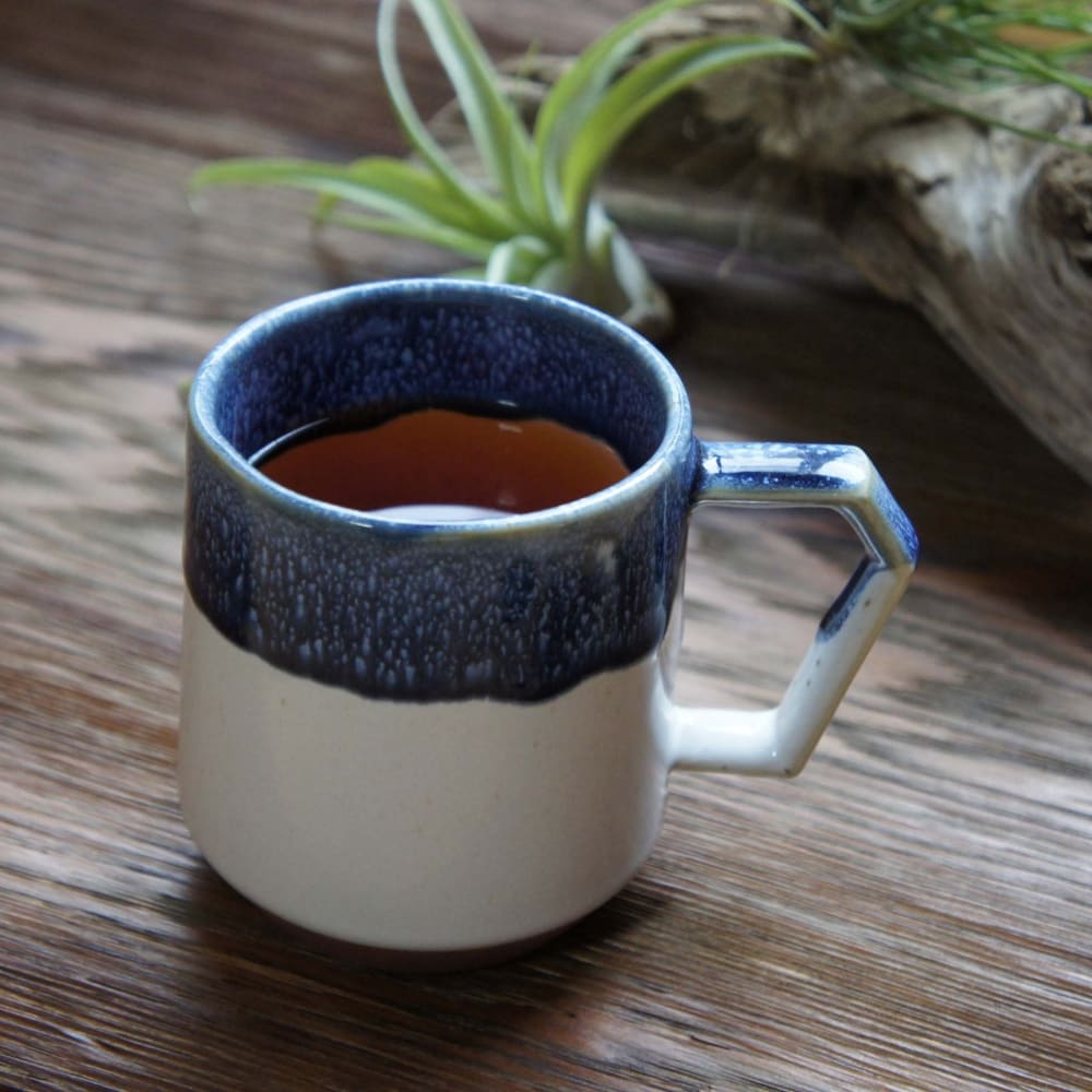 Mug - Drop - Blanc & Navy - VAISSELLE