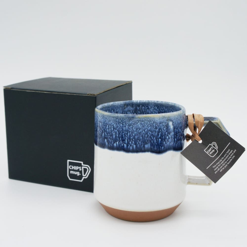 Mug - Drop - Blanc & Navy - VAISSELLE