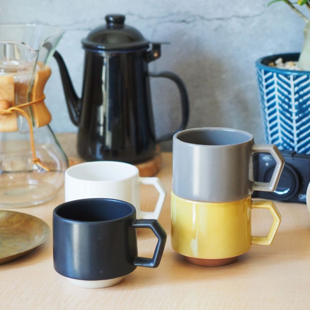 Mug empilable - Noir mat - VAISSELLE