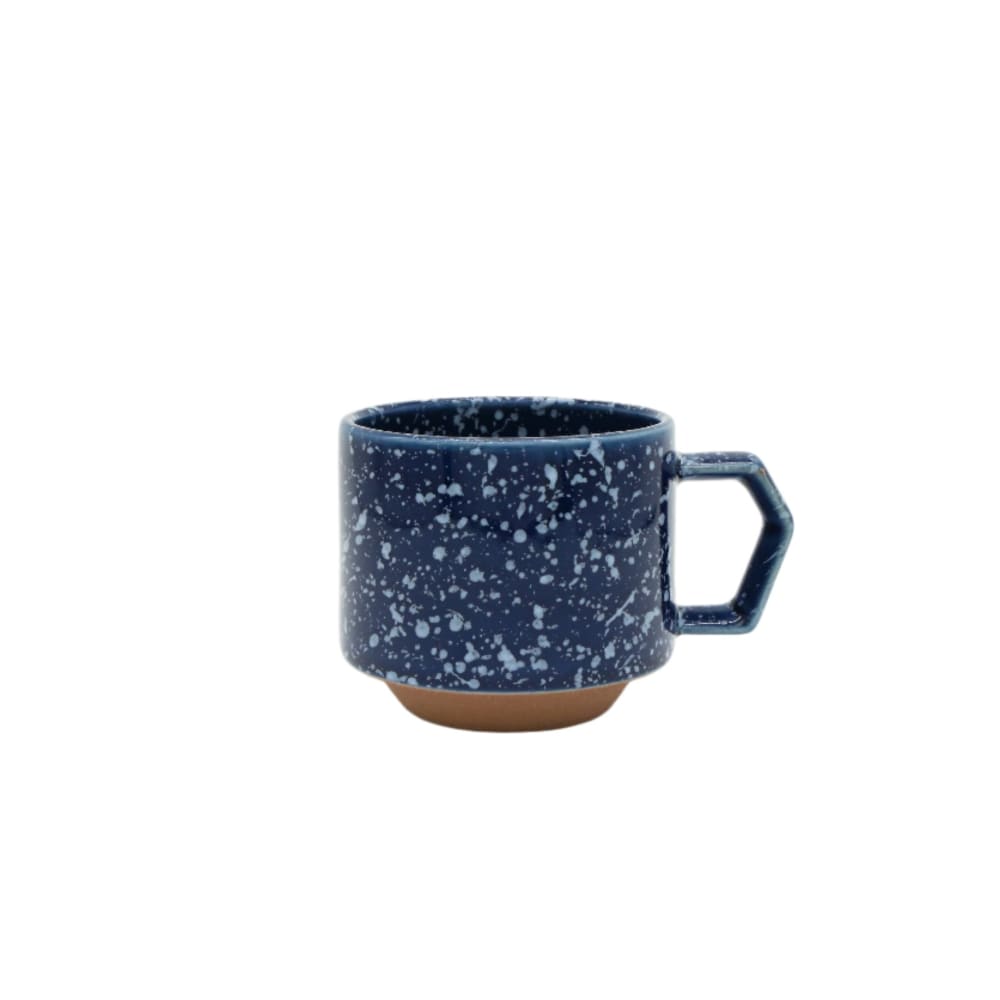 Mug empilable - Splash - Navy & Blanc - VAISSELLE