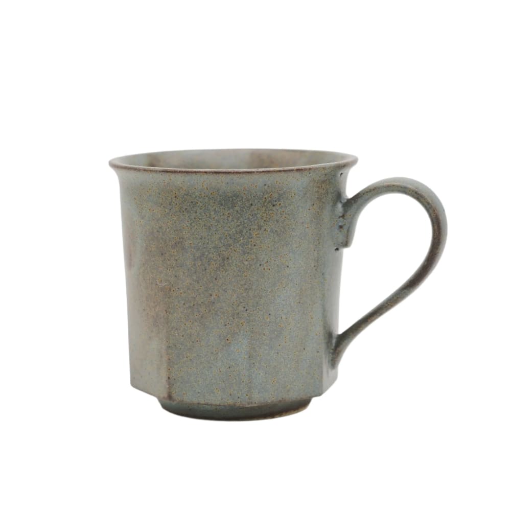 Mug octogonal - Série poterie ancienne - Gris - VAISSELLE