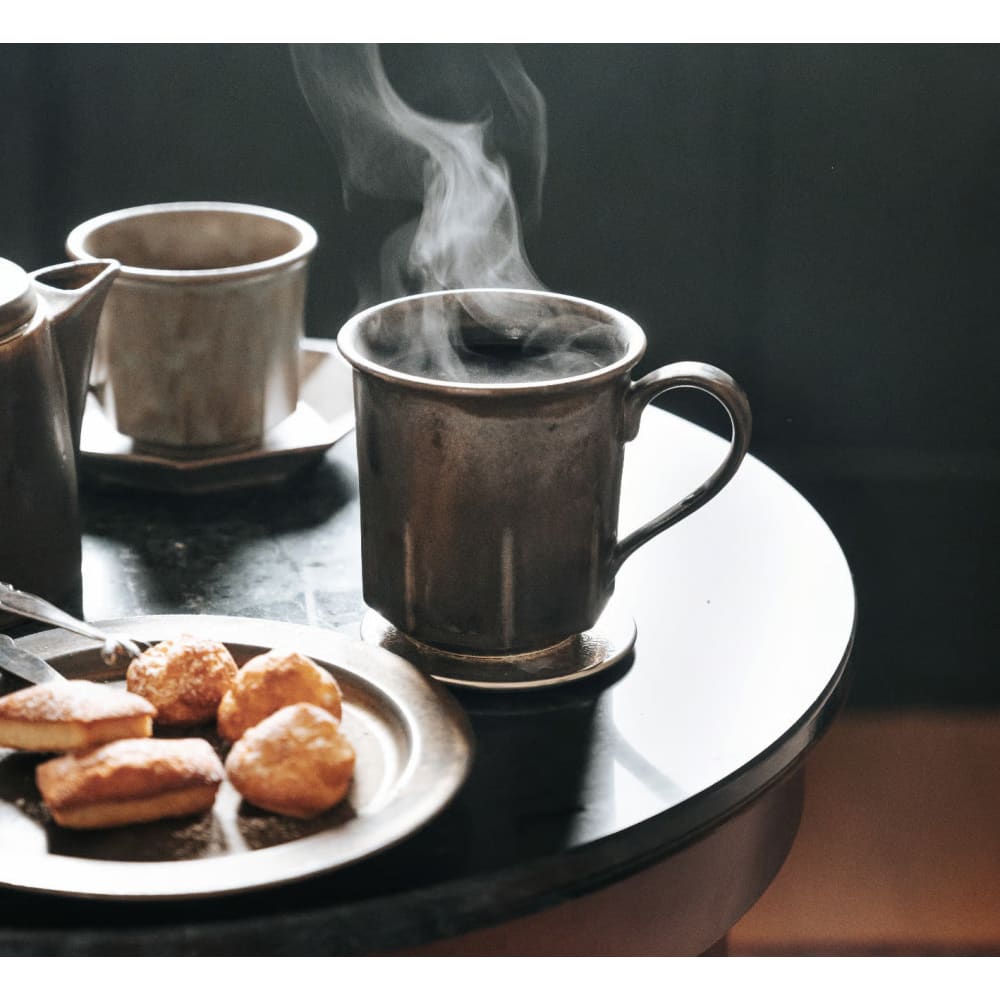 Mug octogonal - Série poterie ancienne - Gris - VAISSELLE