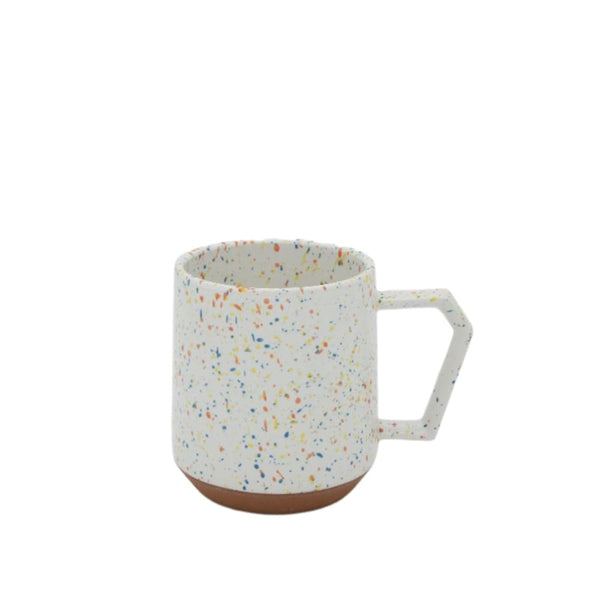 Becher - Splash - Weiß & Orange