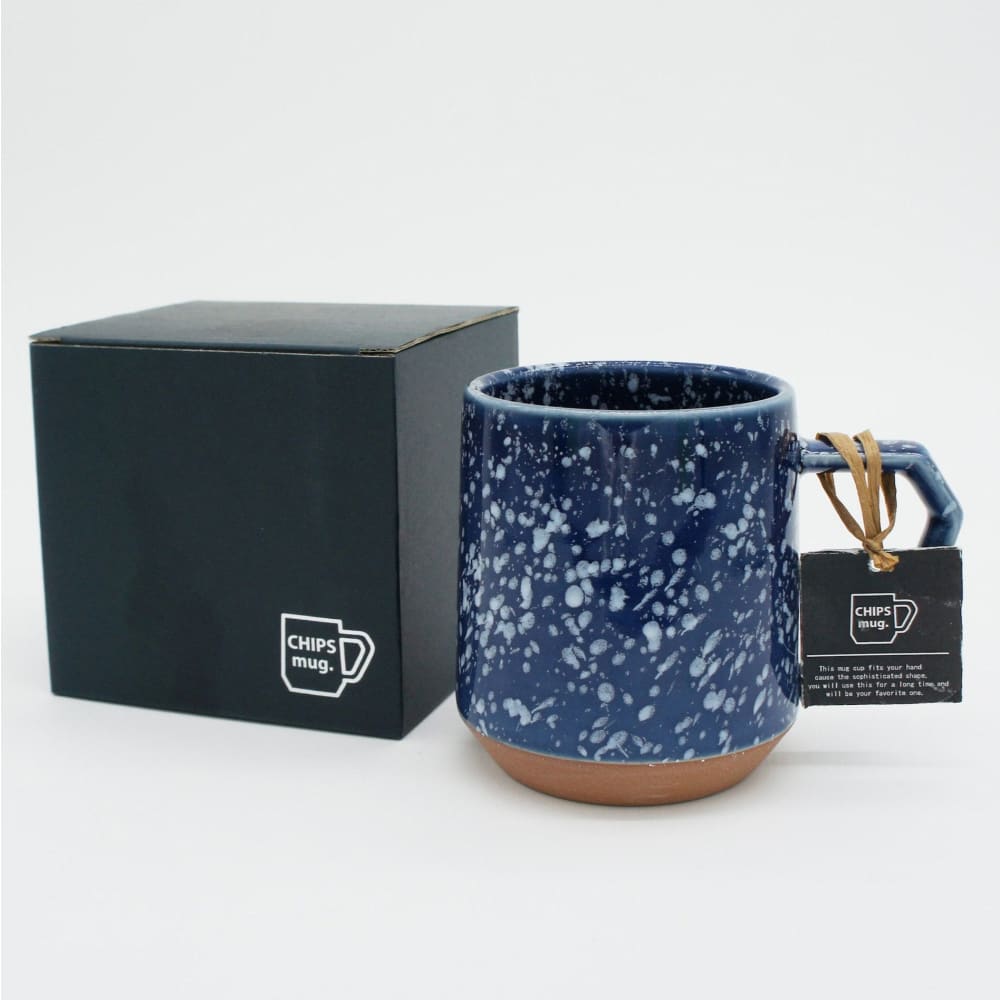 Mug - Splash - Navy & Blanc - VAISSELLE