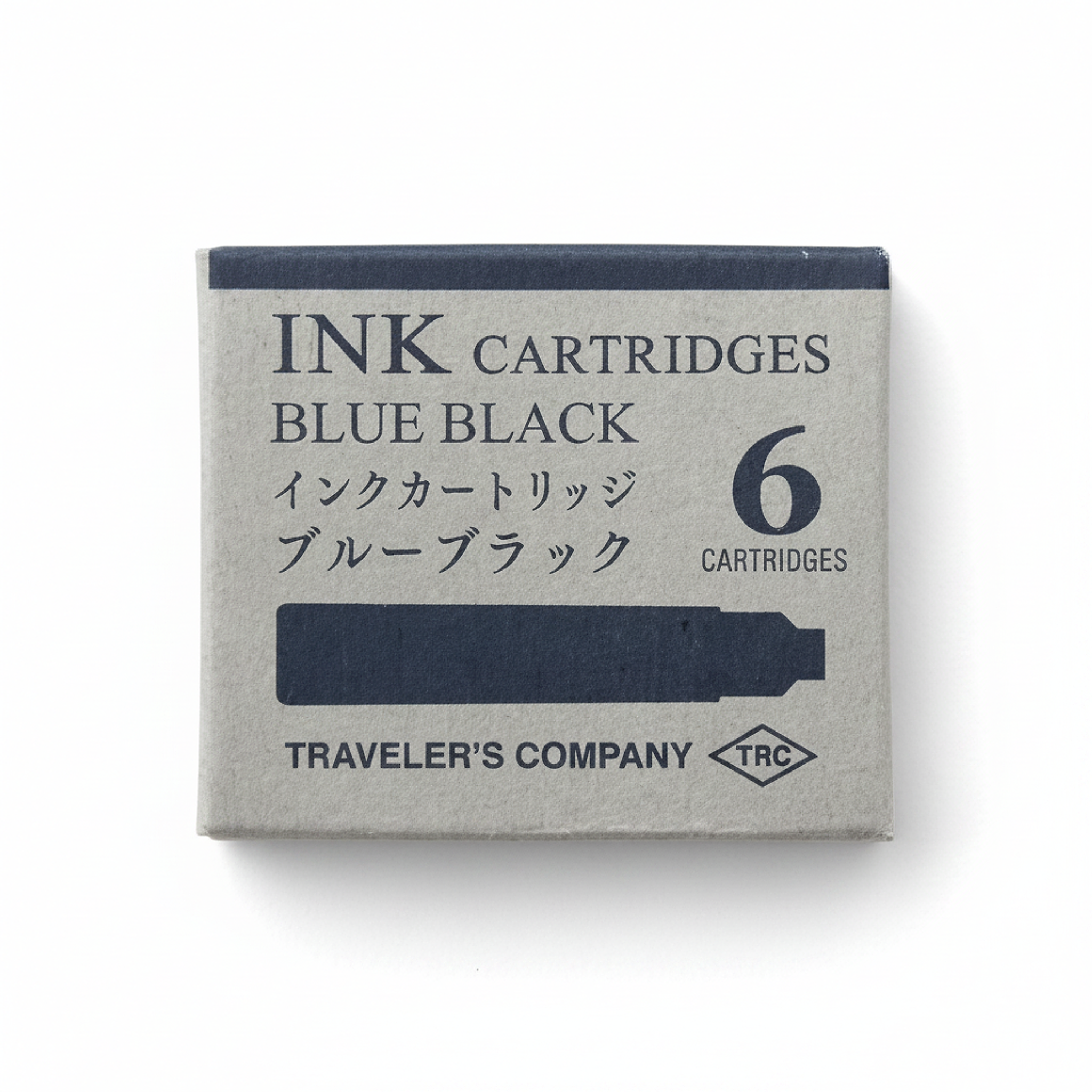 Cartouche TRC pour stylo-plume BRASS – Bleu-noir