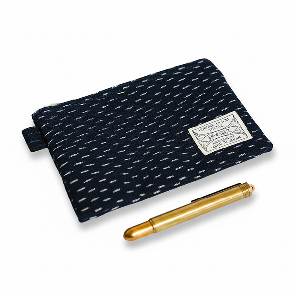 Pouch S Small Polka Dots Blue/White