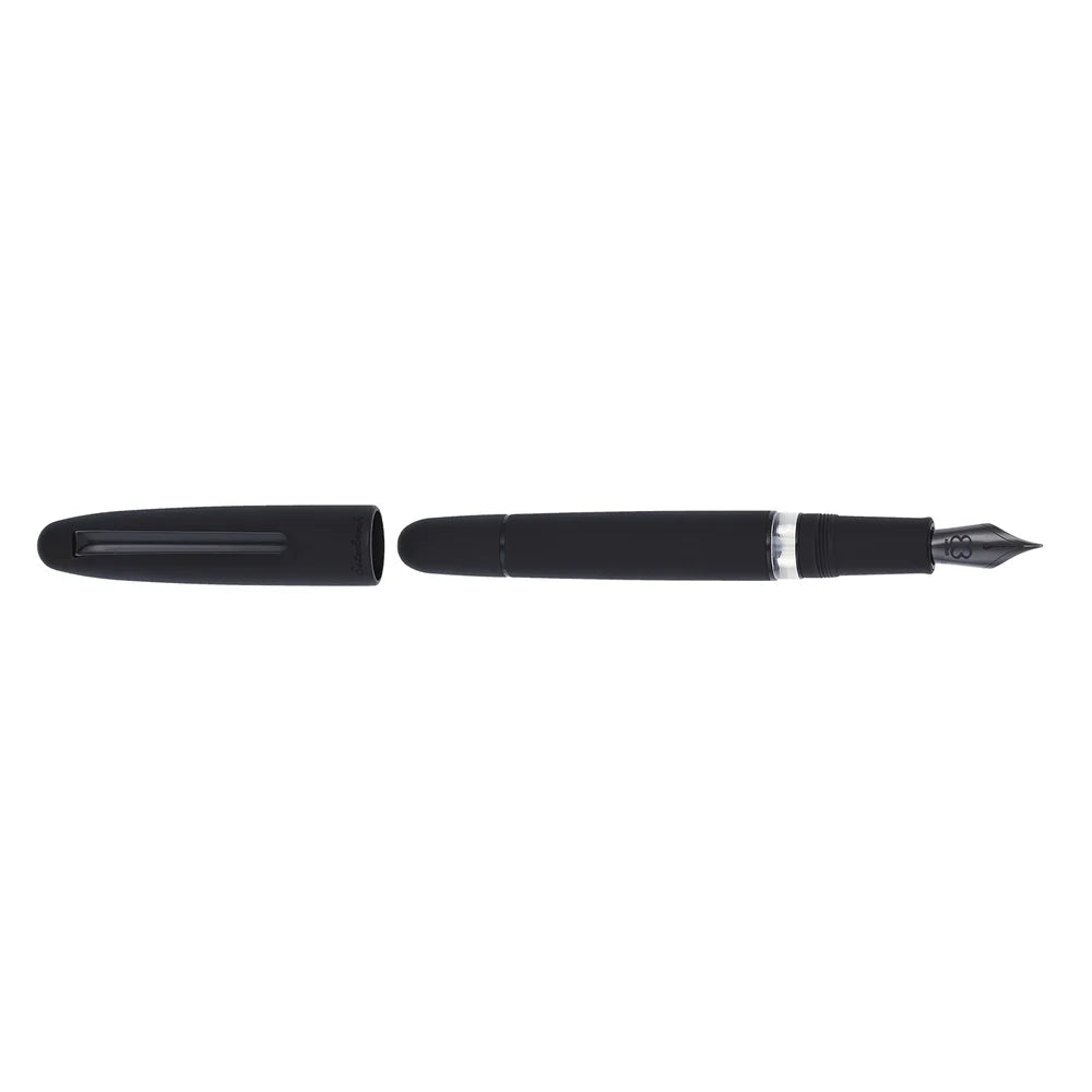 Stylo Plume à Piston -  Estie Raven Noir - Mat