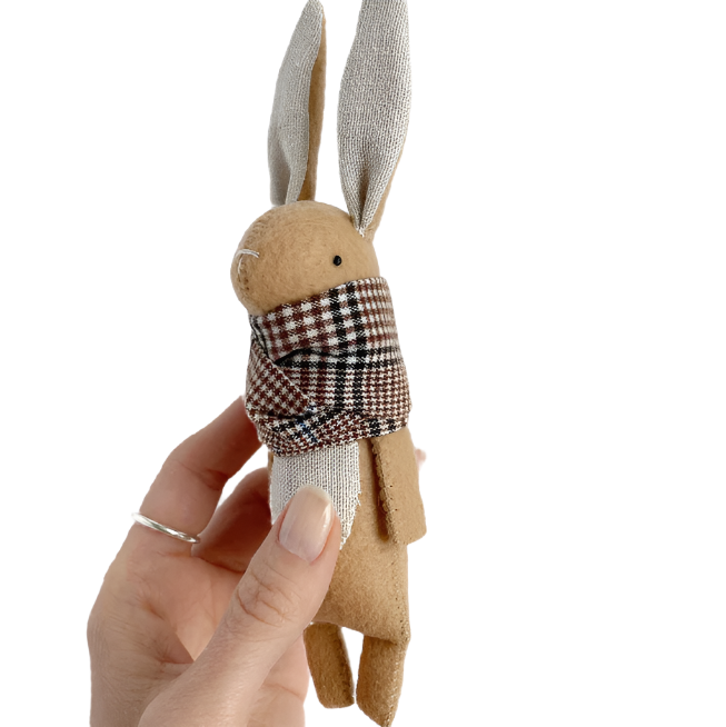 Peluche - Lapin marron