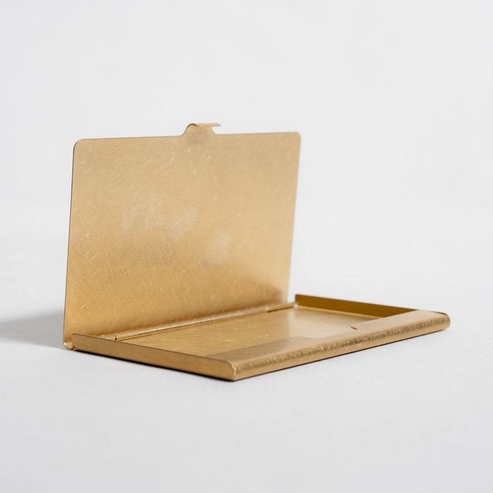 Porte Cartes de Visite - Laiton massif brossé - CARDCASE