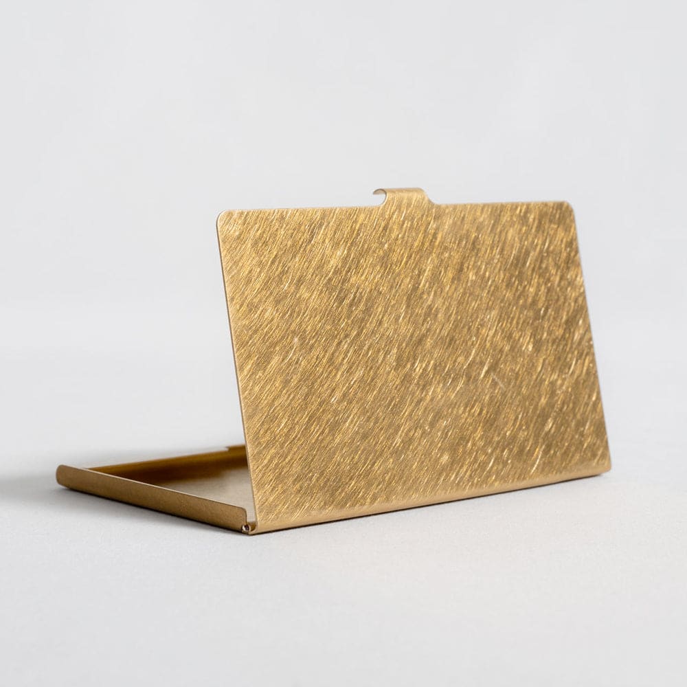 Porte Cartes de Visite - Laiton massif brossé - CARDCASE