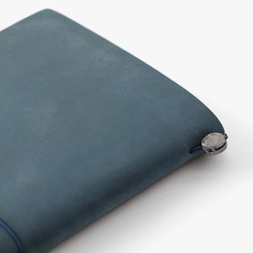 TRAVELER’S notebook - cuir bleu (classique) TRAVELER’S NOTEBOOK COVER